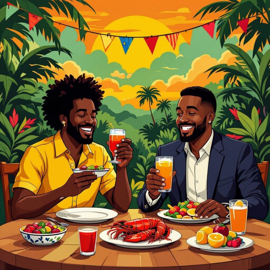 Jamaican Culture: Inequality Cartoon in Caribbean Style