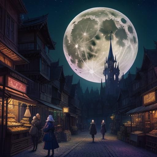 Goblin in Rustic City: Dreamlike Concept Art