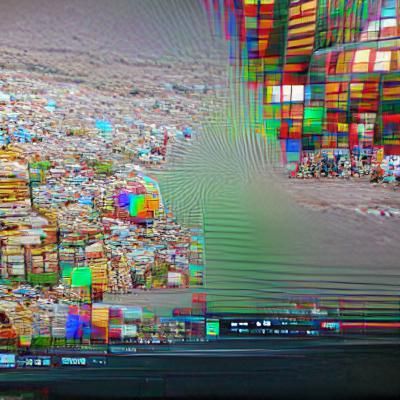 Abstract Composition Generated by AI