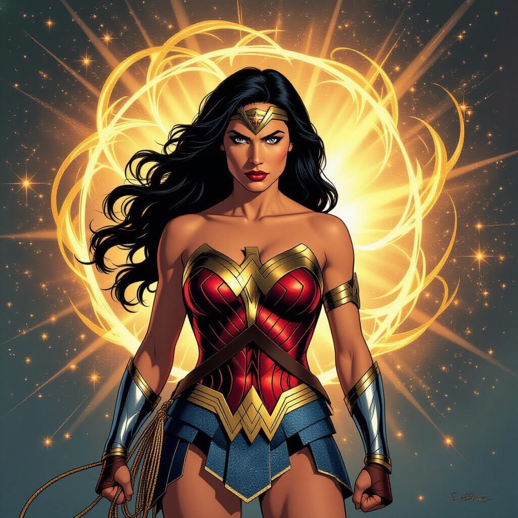 Wonder Woman Liberated by Cosmic Energy