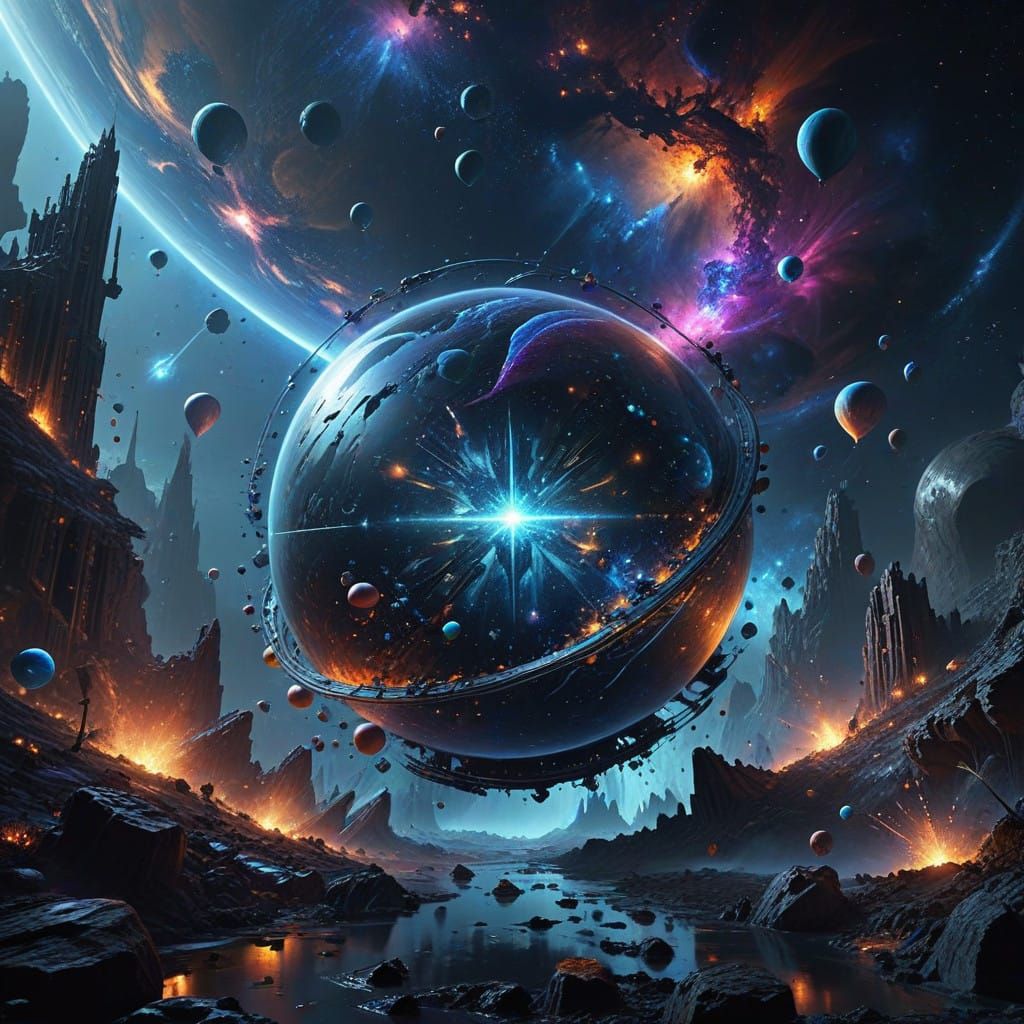 Cosmic Worlds Drift in the Infinite Expanse