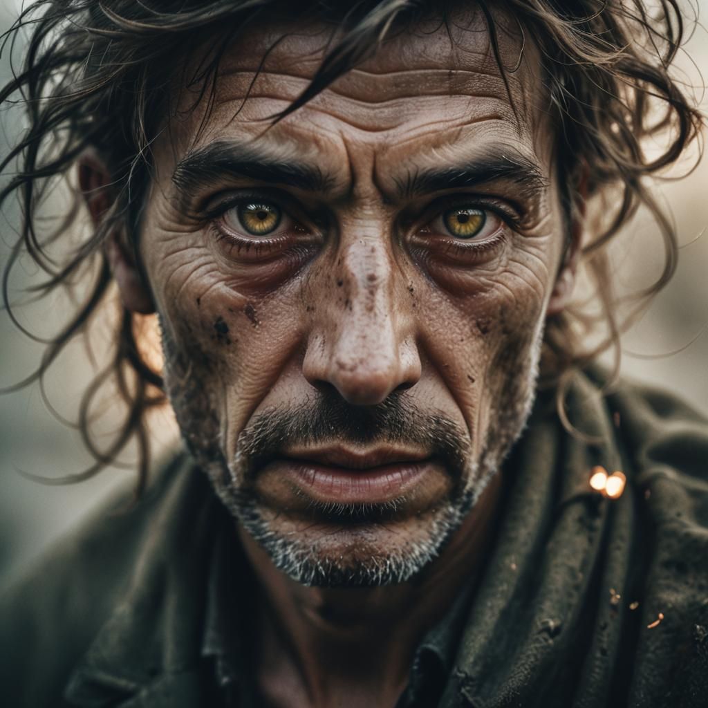 Surreal Portrait of a Dreamlike Illusionist