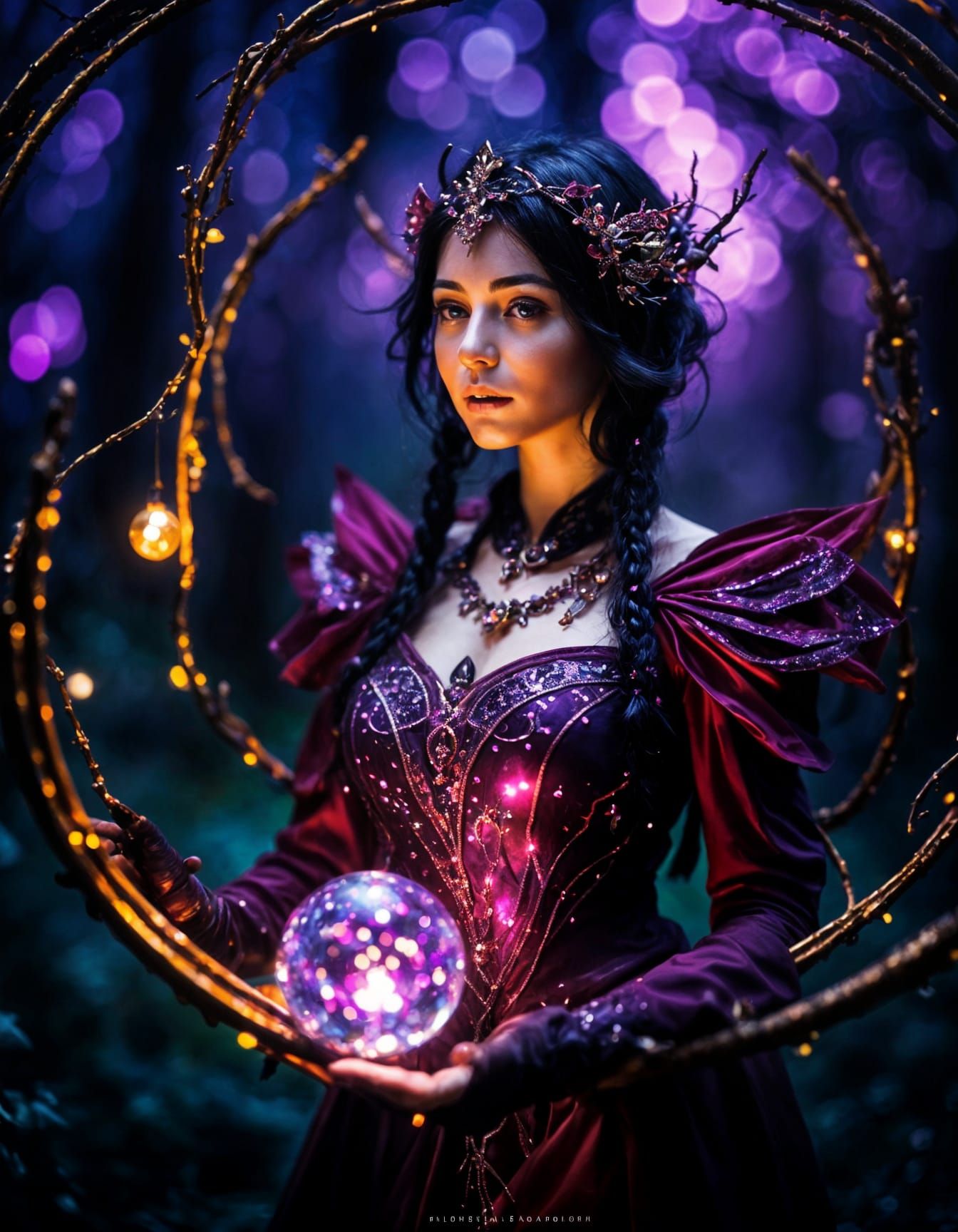 Galactic Portal in 2D Pixel Art Style