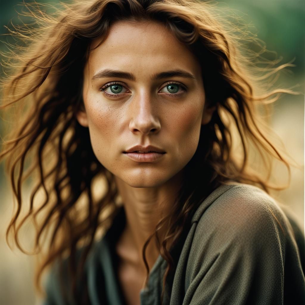 Expressive Portrait of a Young Woman