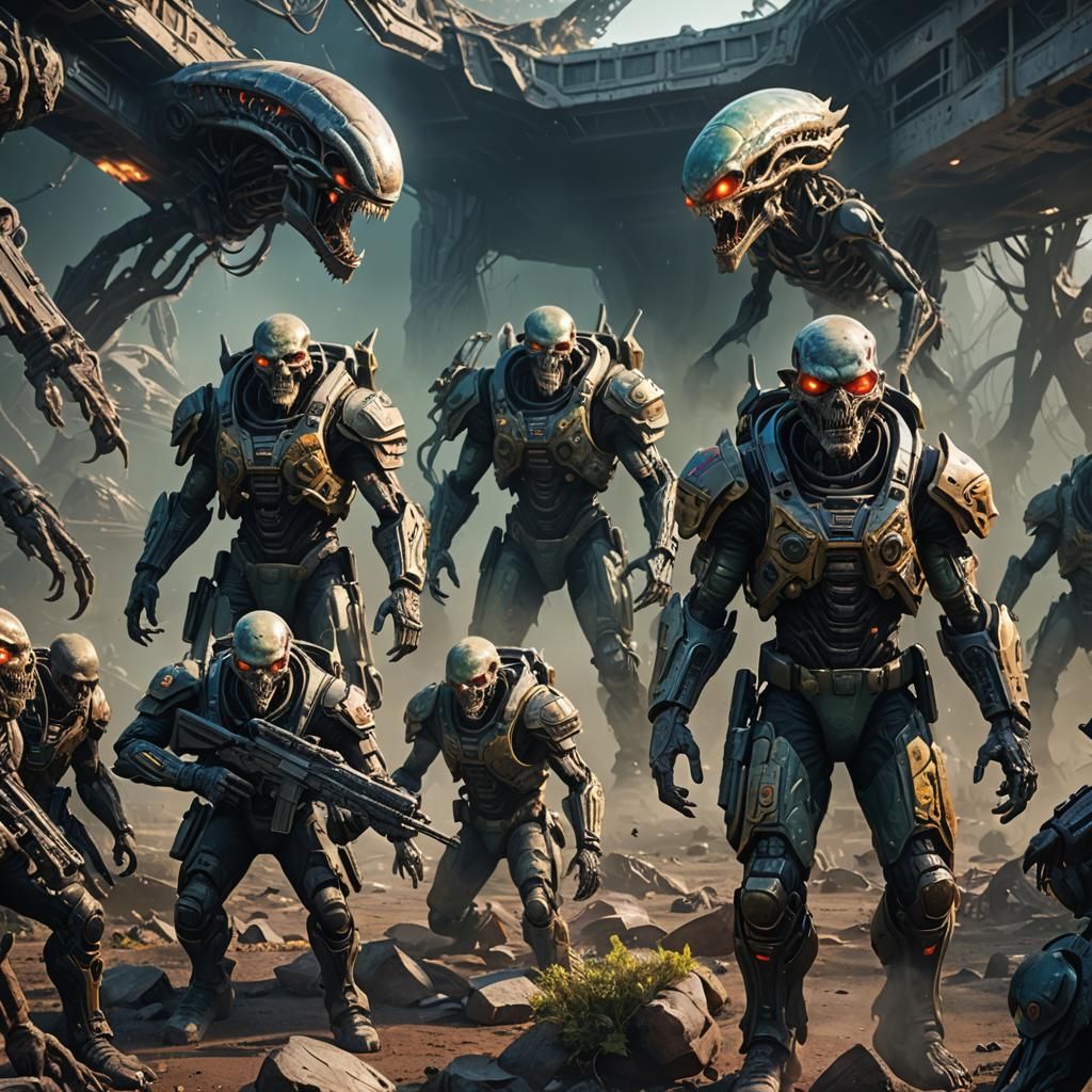 Alien Commando Zombie from Another Dimension