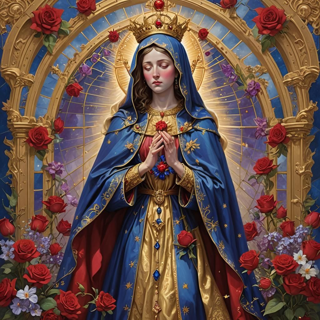 Our Lady of Sorrows at Heaven's Golden Gates