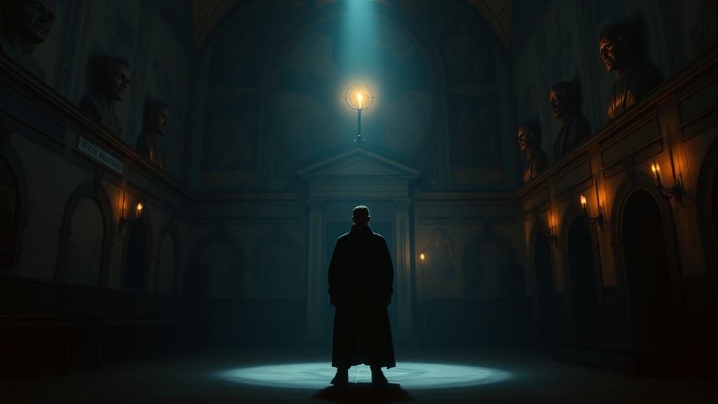 Anatomical Theater of Bologna in 16th Century Lighting