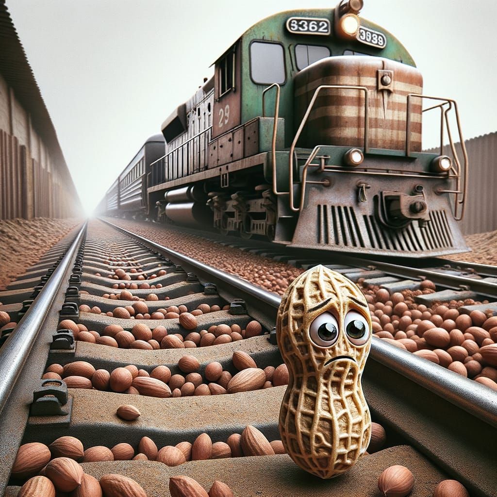 Fragile Peanut Confronts Unstoppable Locomotive in Ultra-Rea...