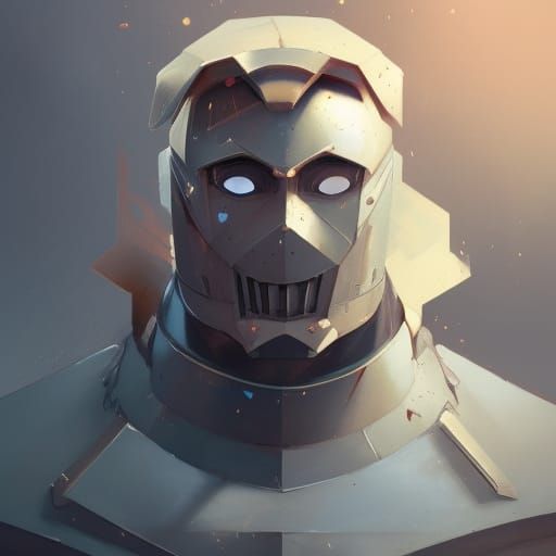 Alphonse Elric Portrait in Hyperdetailed Style