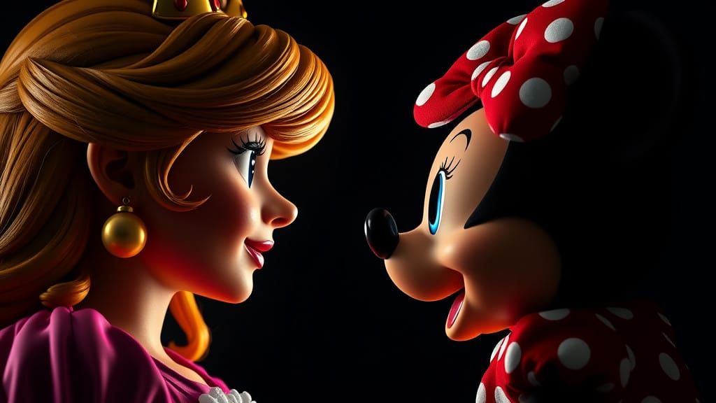 Royal Showdown: Peach vs. Minnie