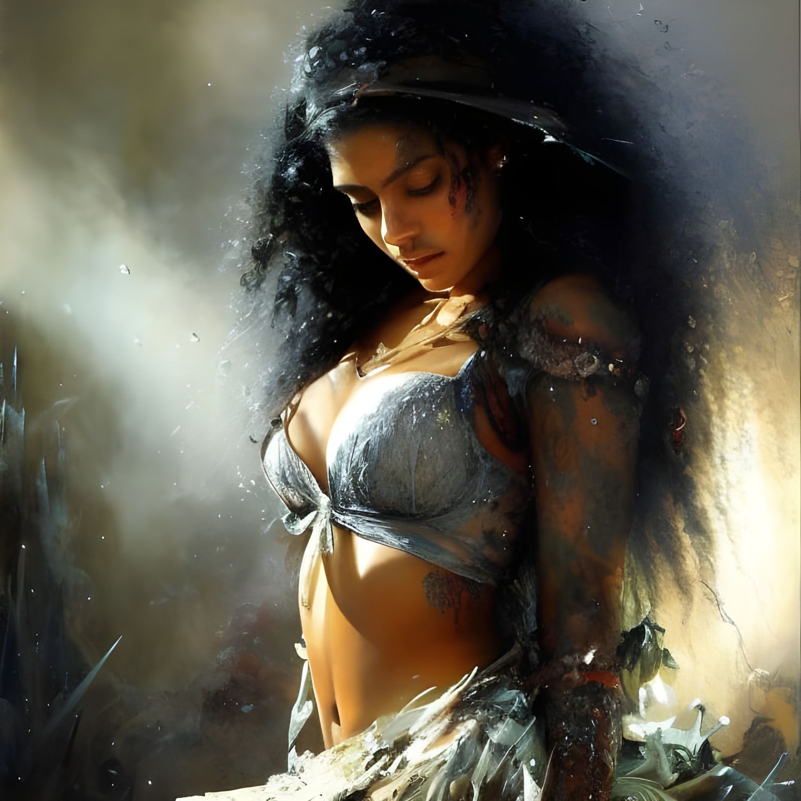 Jessie Reyez as Hyperrealistic Victorian Witch