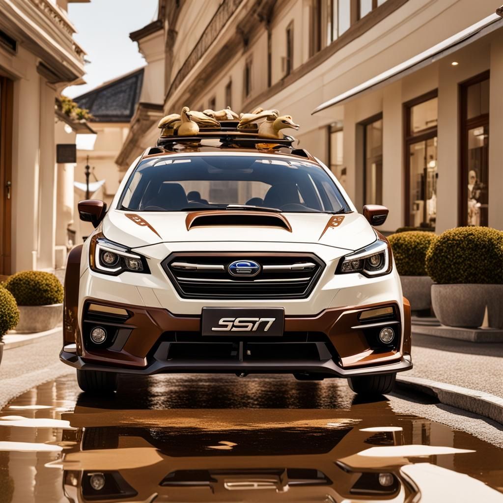 Subaru Leona GSR 1977: Vintage Car at Luxury Hotel