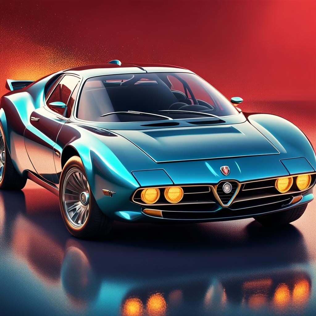 Sleek Alfa Romeo Montreal Hypercar Concept for 2025