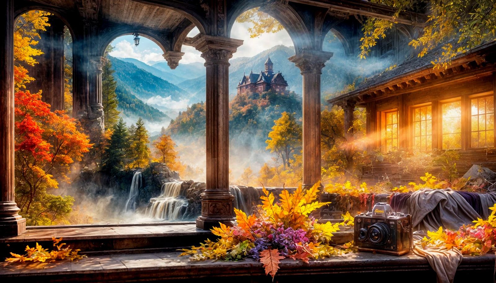 Ethereal Fine Art Painting with Soft Transitions