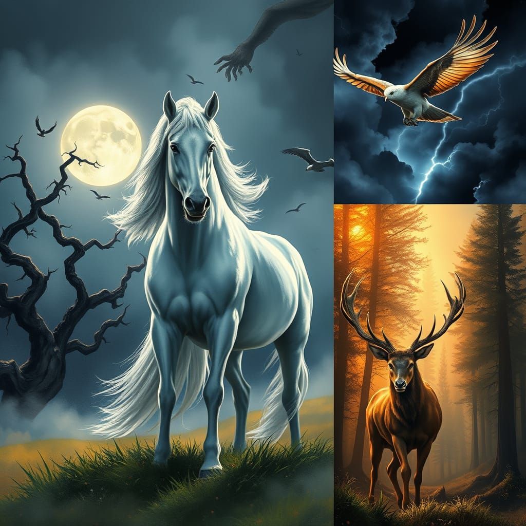 Ethereal Landscapes of Baltic Mythology: Sacred Animals of D...