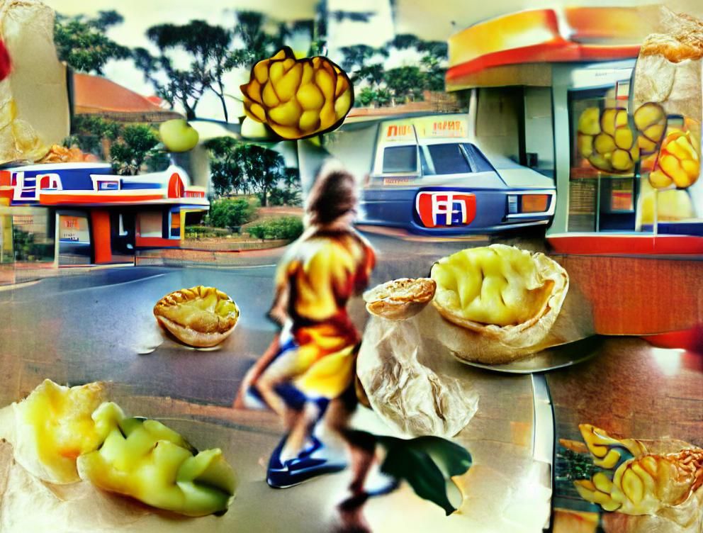 AI Interpretation of 'Fast Food' Prompt
