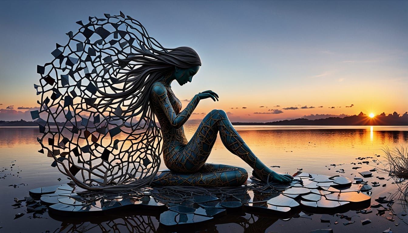 Surreal Fragmented Sculpture Celebrates Strength and Resilie...