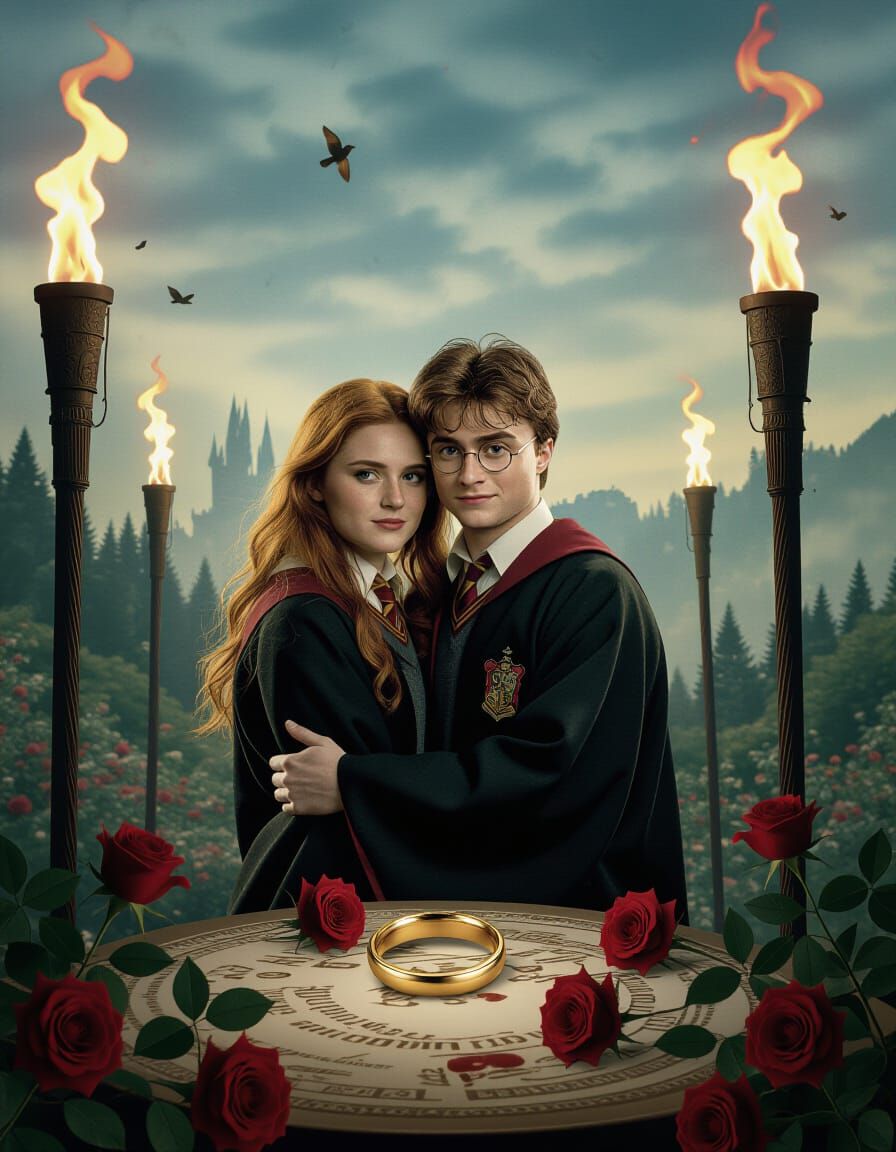 Harry Potter and Ginny: Romantic Surrealism