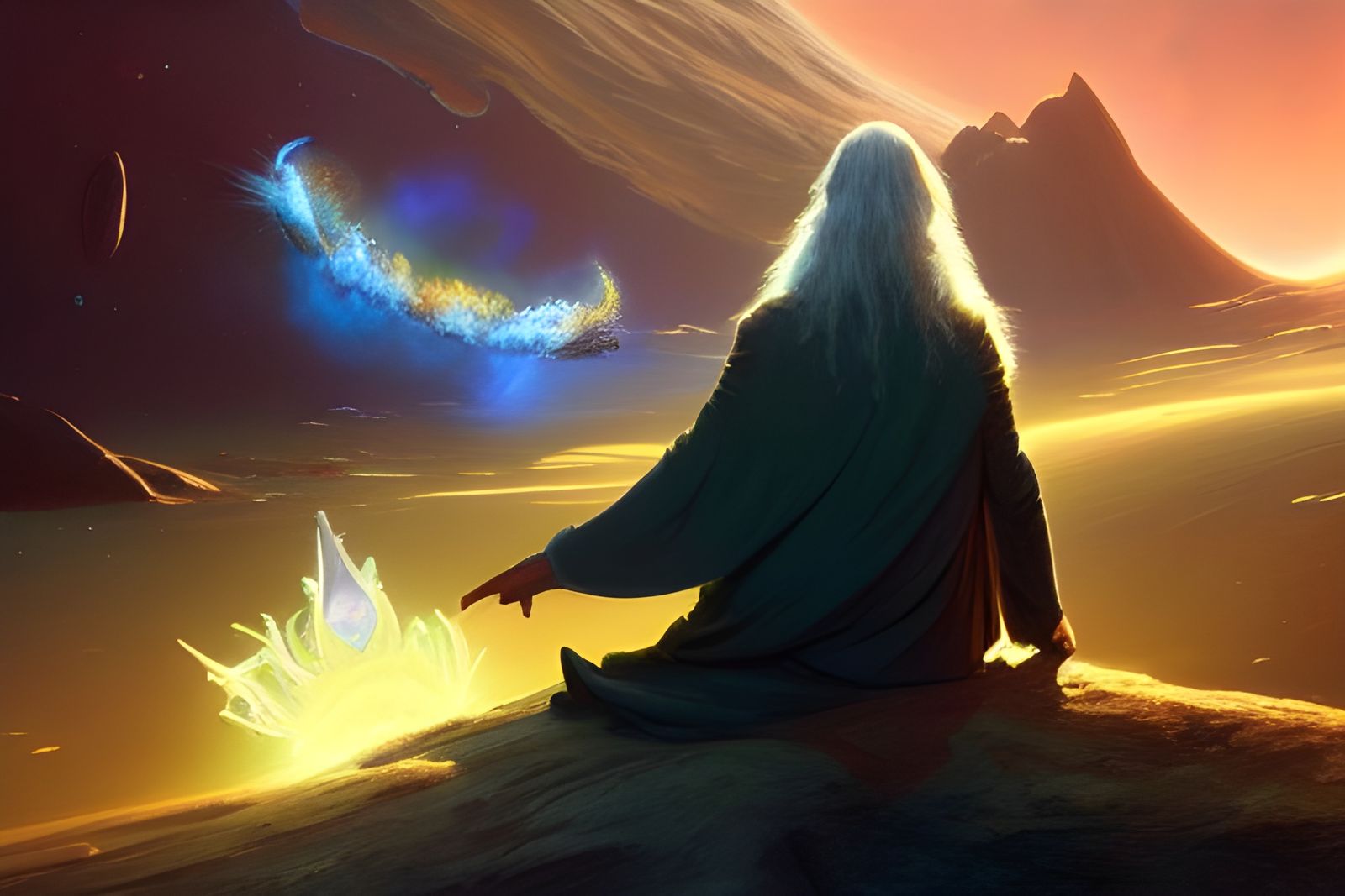 Gandalf Observes a Supernova on Alien World