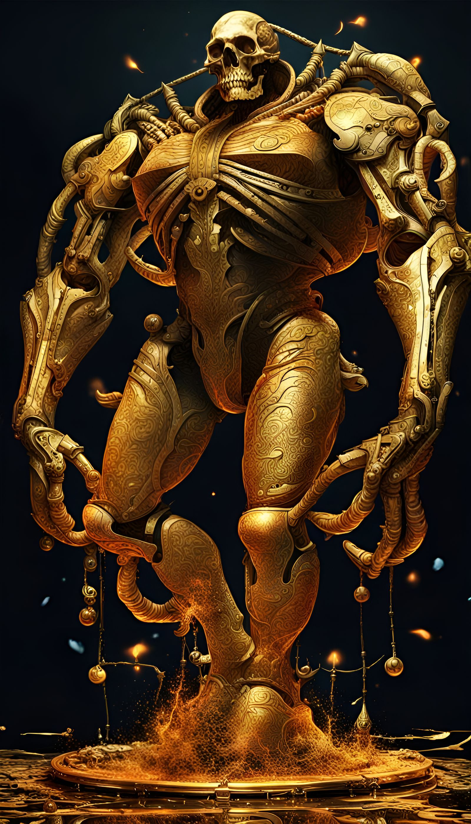 Intricate Scorpio Digital Art in 8K Resolution