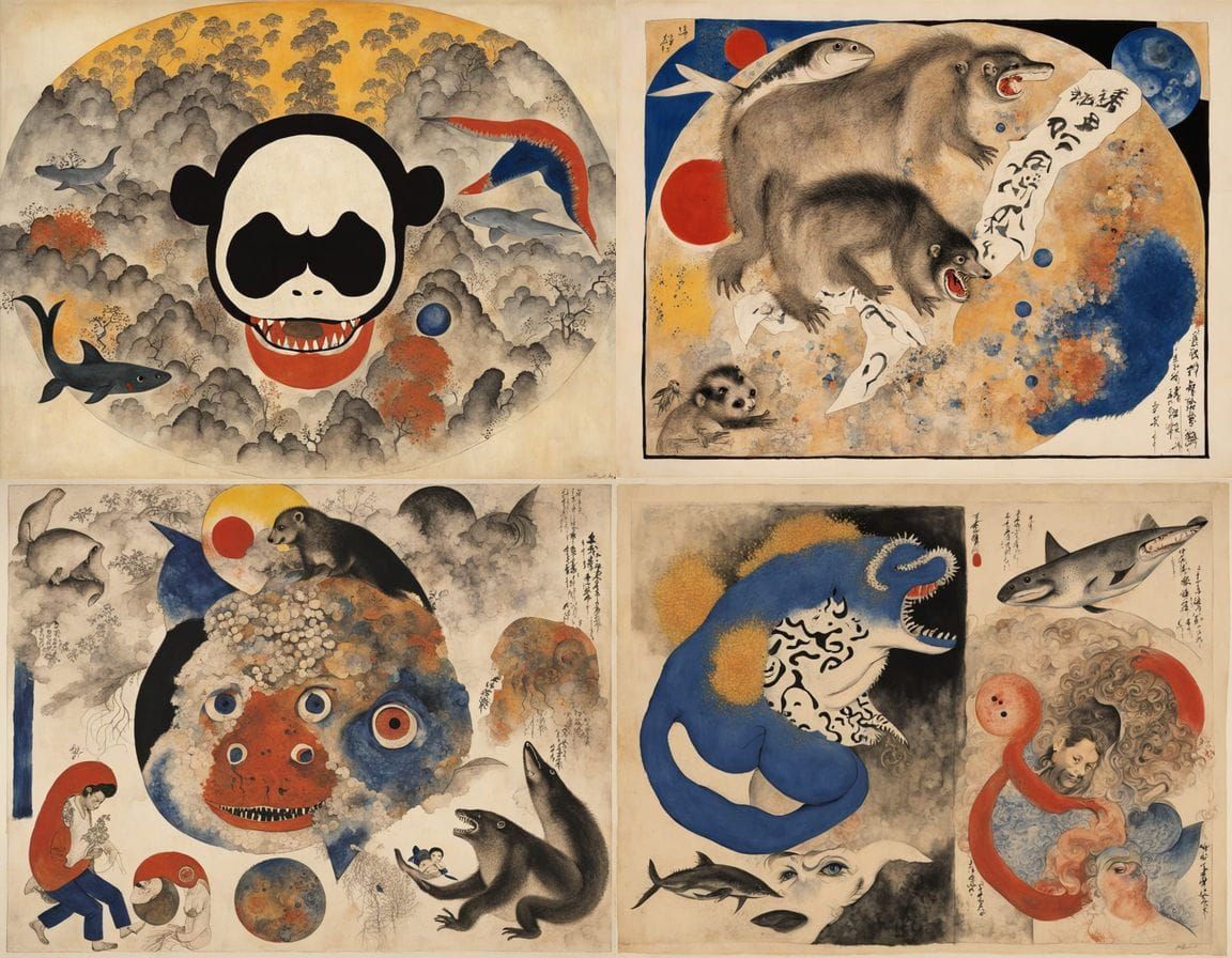 Bauhaus Homunculus Nightmare in Japanese Style