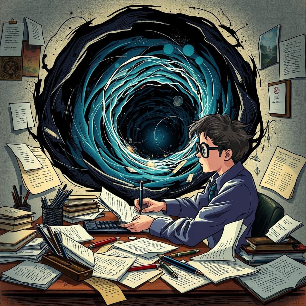 Writer's Cosmic Inspiration