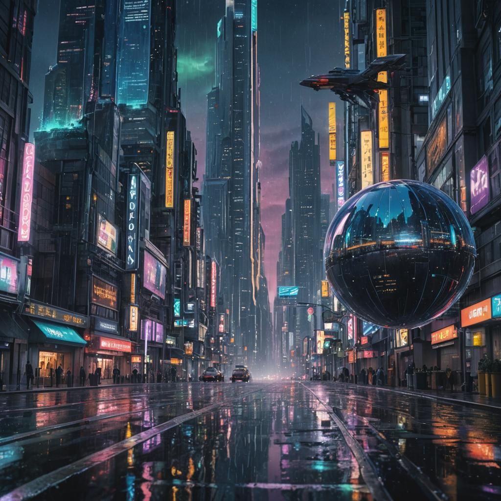 Futuristic city