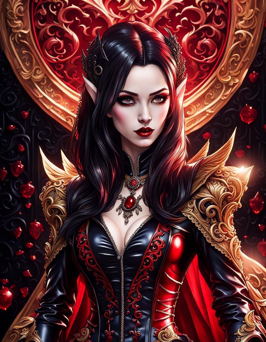 beautiful female vampire