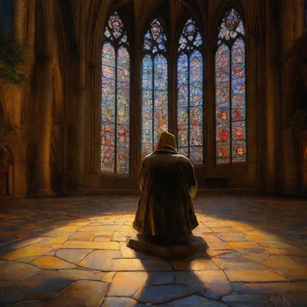 Hunchback Gnome of Notre Dame: Impressionist Oil Painting