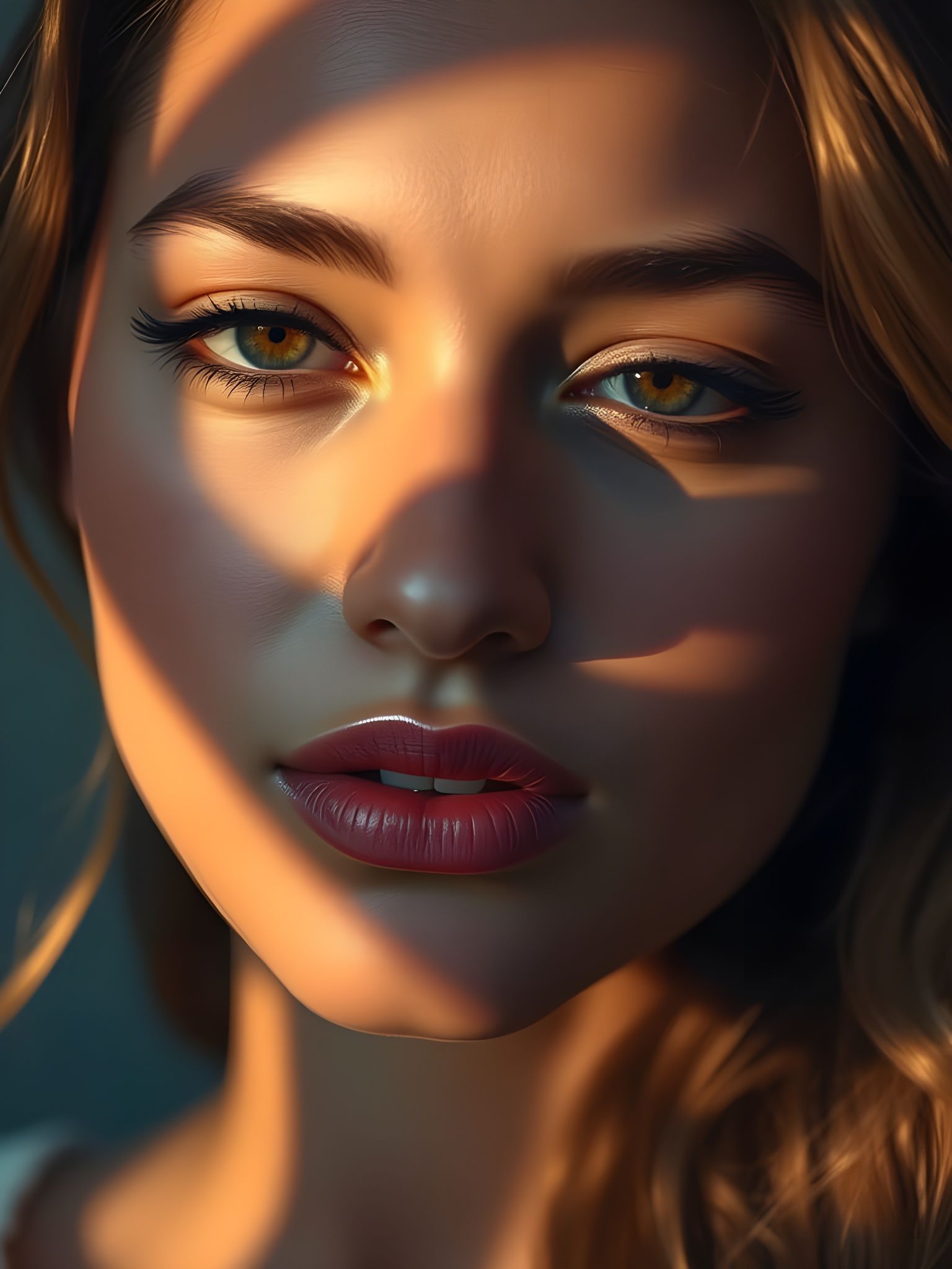 Sultry Portrait in Soft Focus