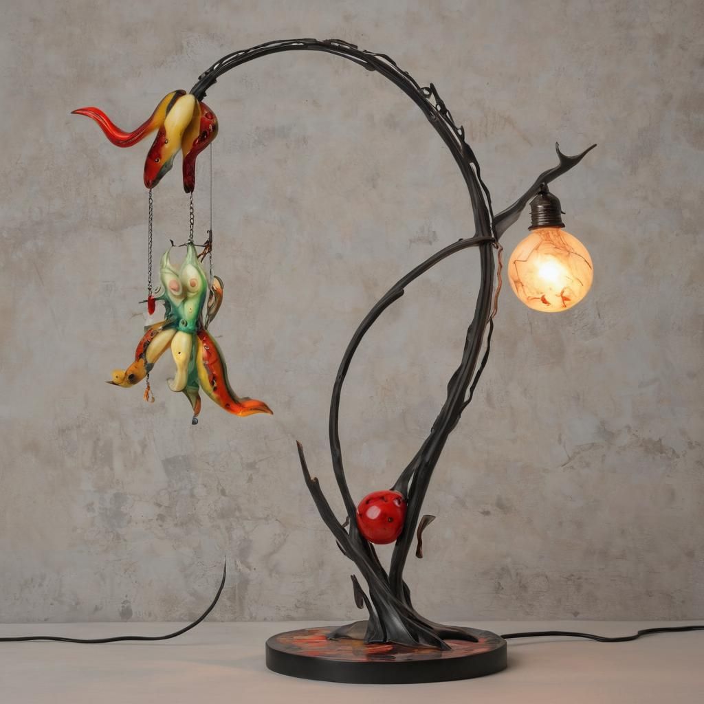 Vampire Lamp Inspired by Russian Avant-Garde Art