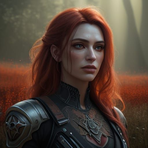 Voskora Alludra in Murraypunk Style with Bioluminescent Glow