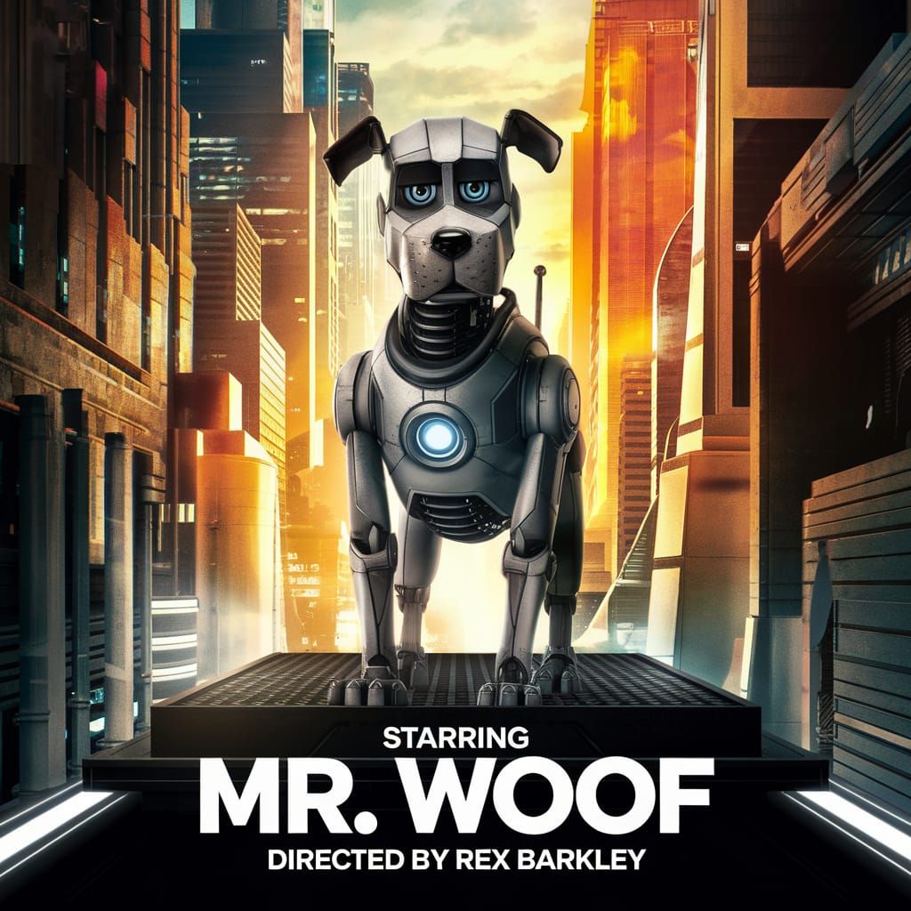 Robotic Dog Detective Movie Poster