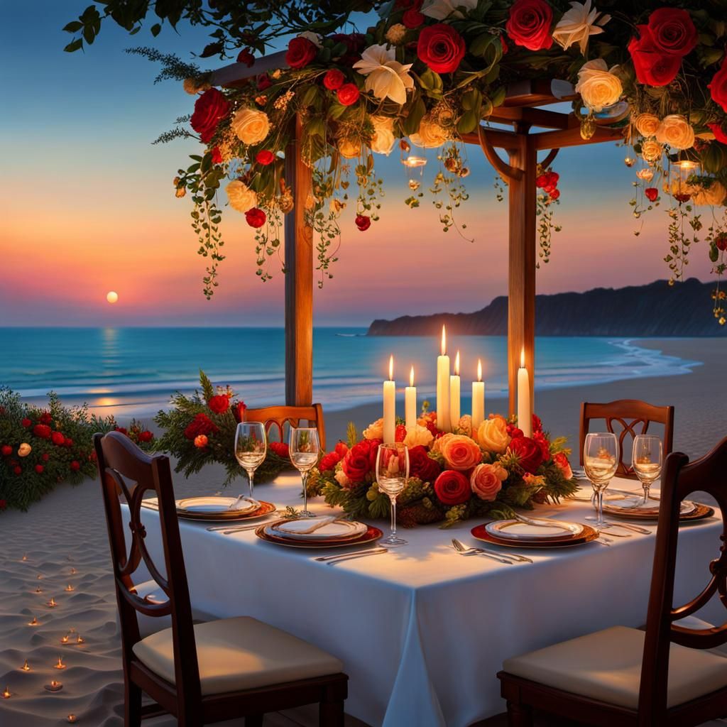 Romantic dinner