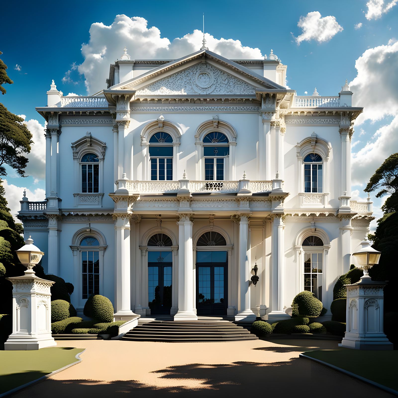 Elegant Regency Architecture
