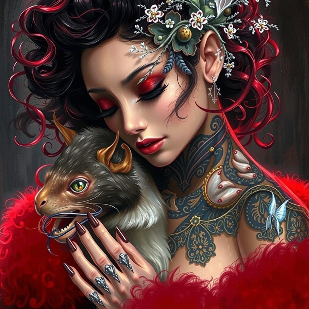 Ethereal Pre-Raphaelite Maiden