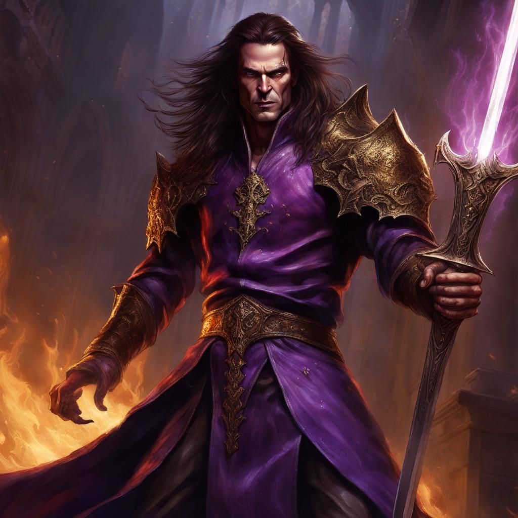 Demon Prince in Dark Fantasy Style