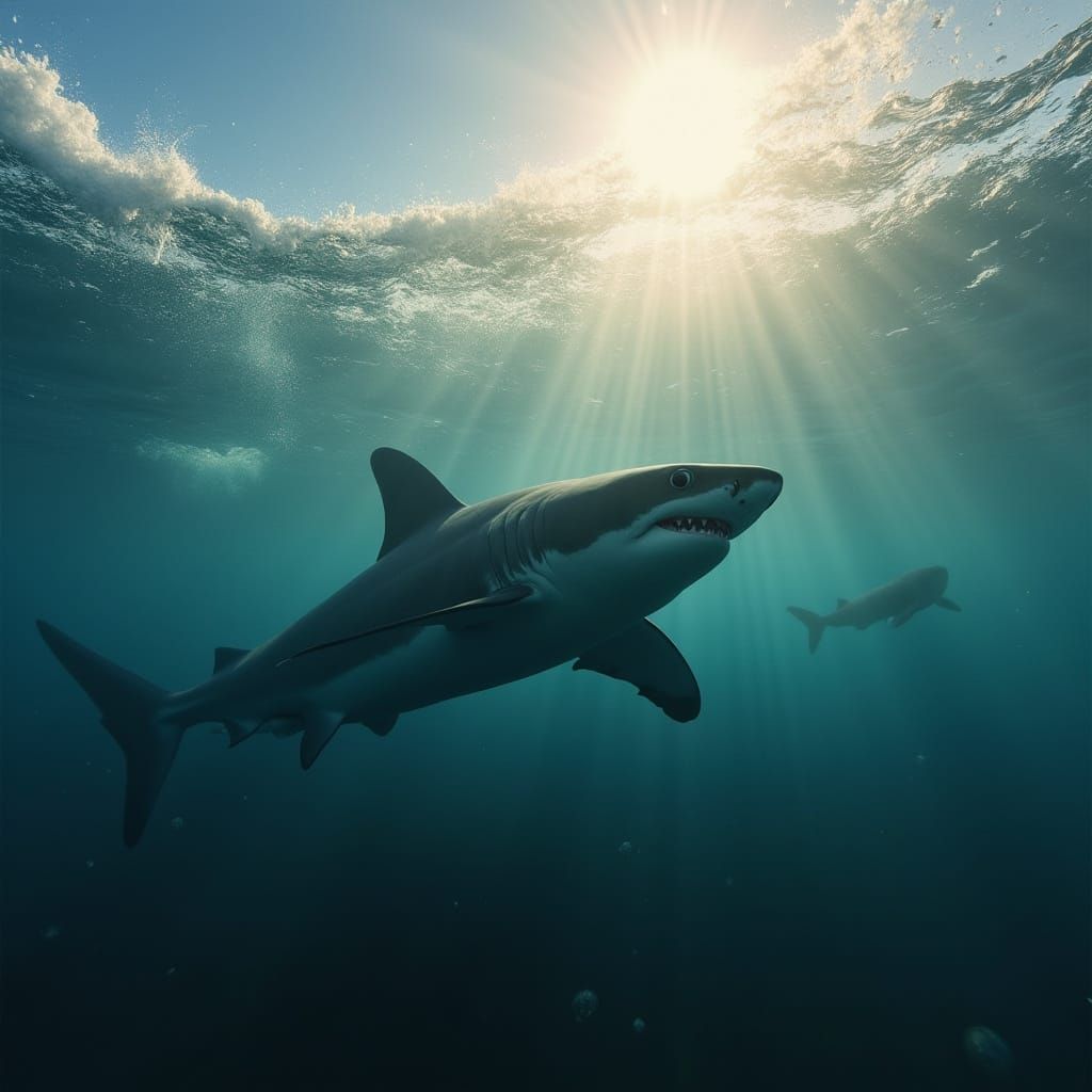 Great White Shark Hunting Seals off Cape Cod