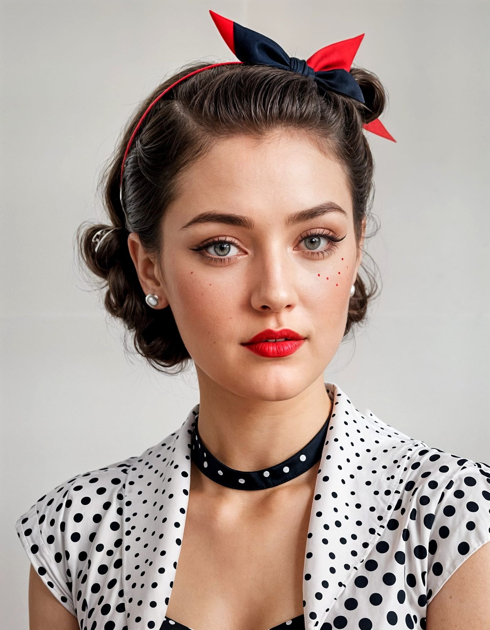 Minimalist Pin-Up in Retro Sailor Style