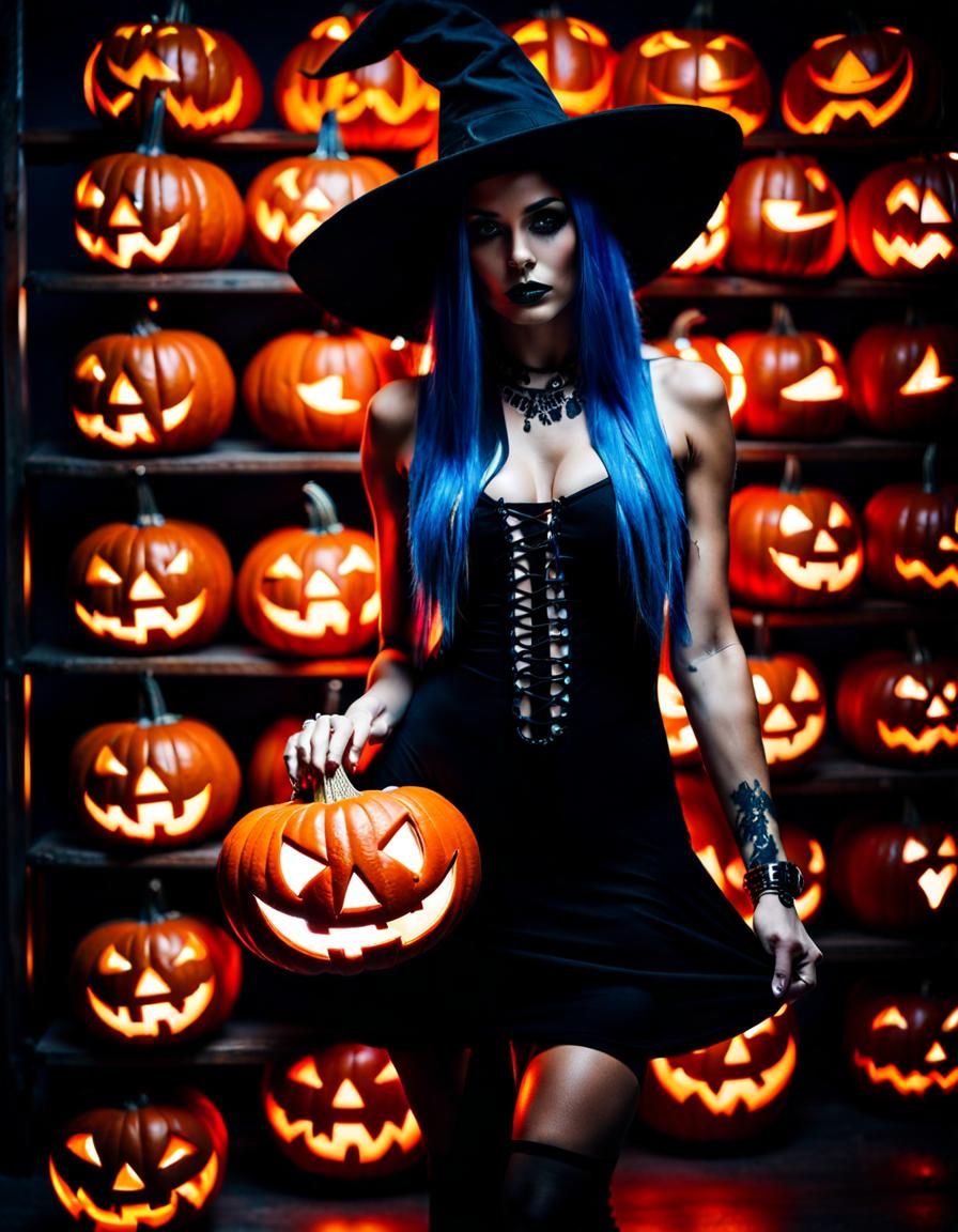 Spooky Goth GF ♡ Halloween Babe