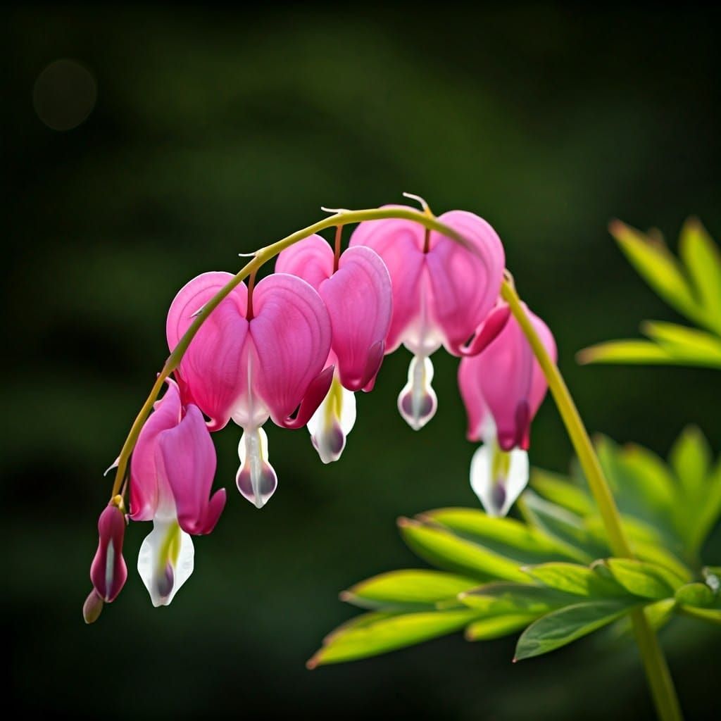 Romantic Blooms with Shimmering Gaze