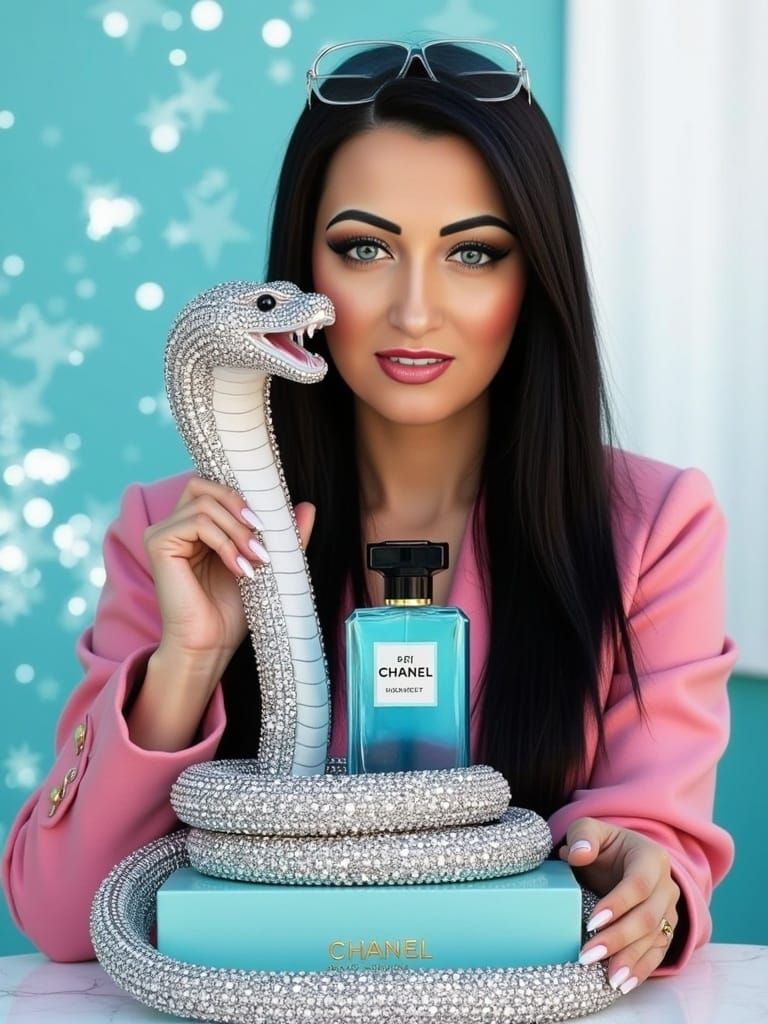 Surreal Polish Goddess in Hiperrealistic Style