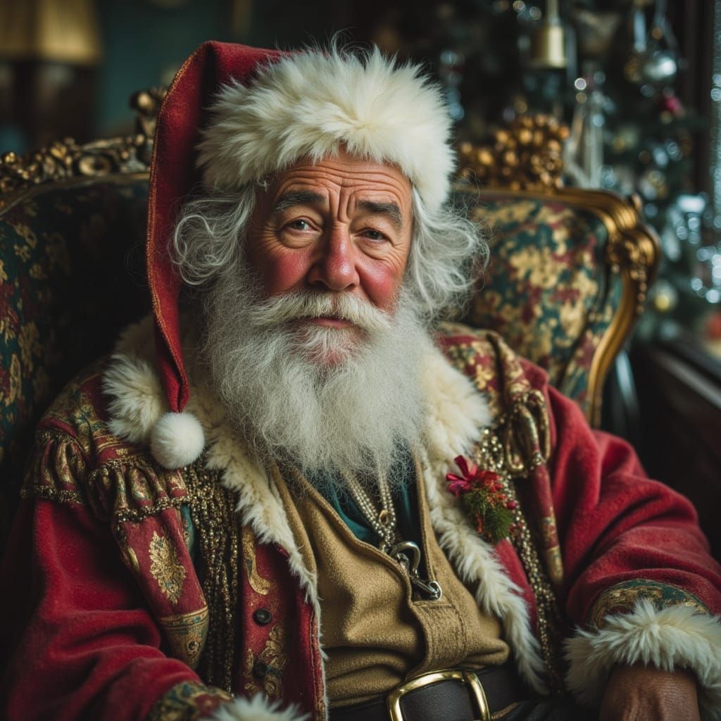 Realistic Santa Claus Portrait