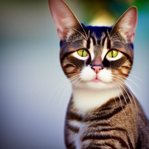 Cat in Suit: Professional Photography with Bokeh