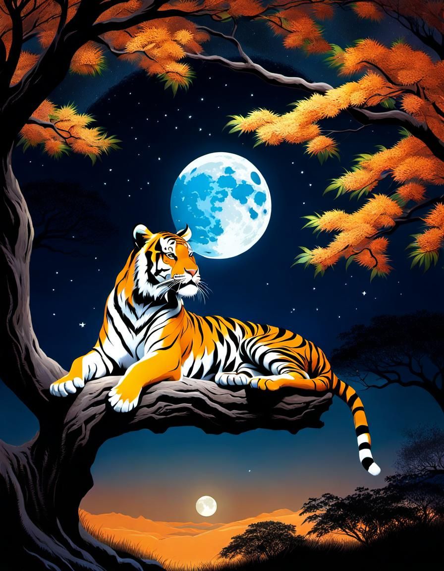 Tiger moonlight