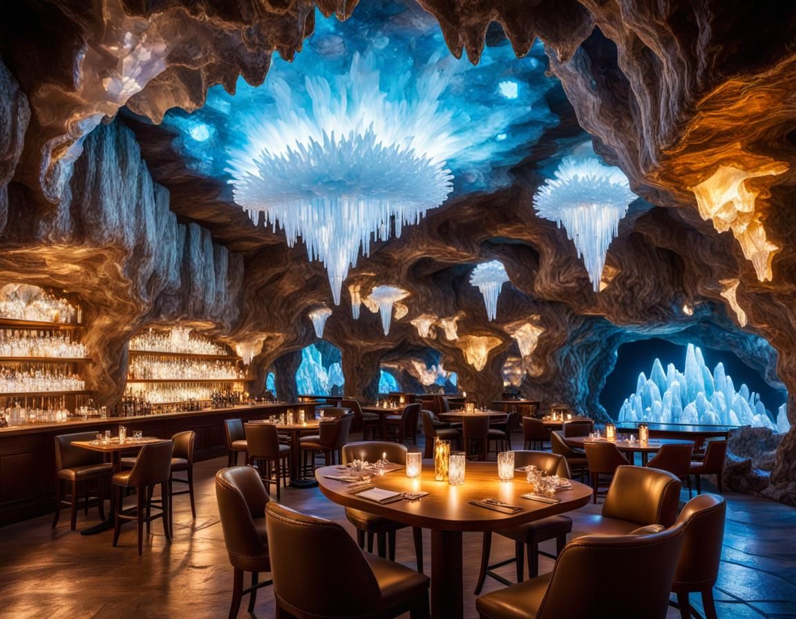 Crystal Tavern Inside Geode Cave