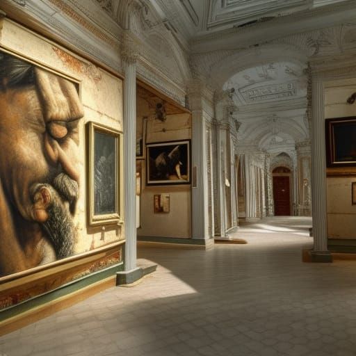 Whimsical Museums in Hyperreal Orange and Teal