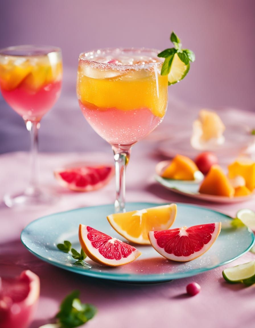 Vibrant Springtime Still Life in Pastel Hues