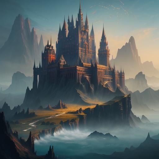 Fantastical Matte Painting in Deep Color