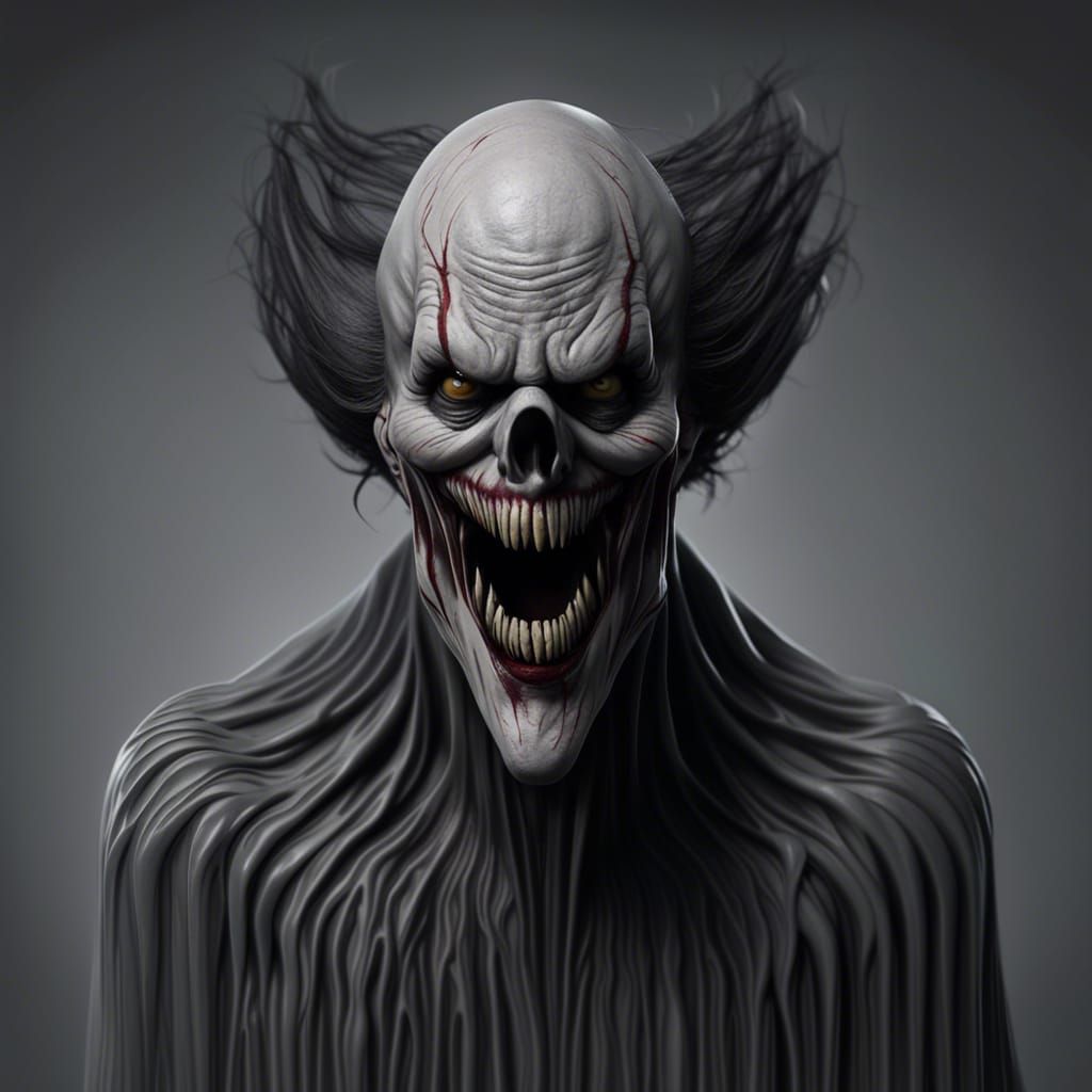 Creepy Dementor Pennywise Fusion in 3D